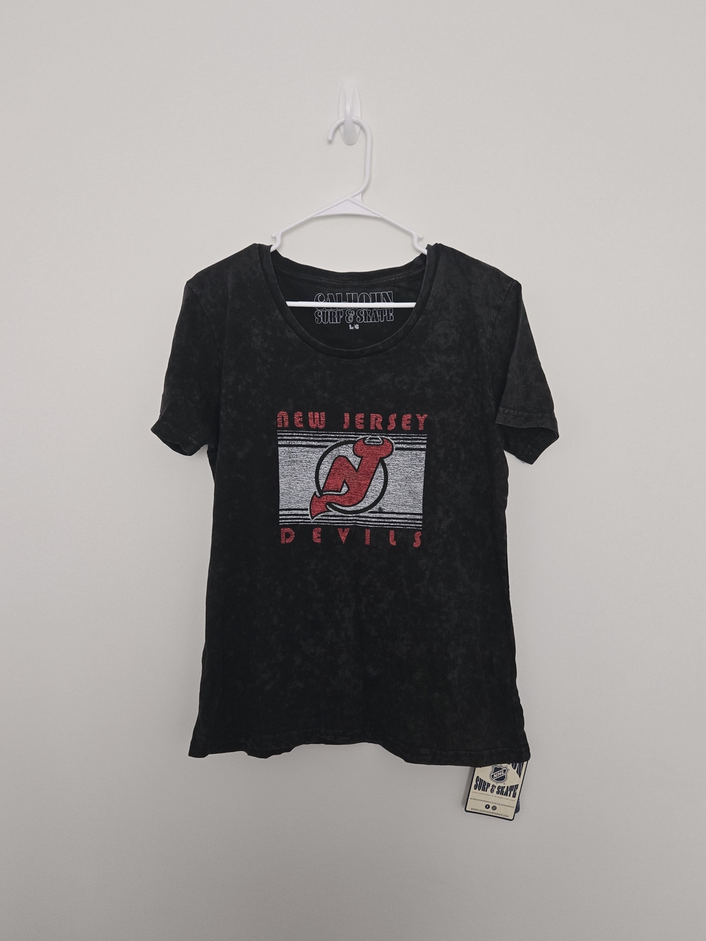 New Jersey Devils Black Graphic Tee by Surf & Skate